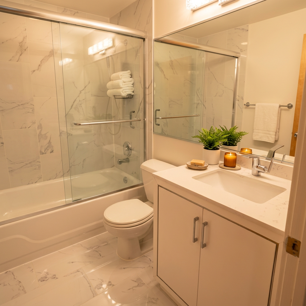 The Loop - Floor, Vanity & Shower Surround